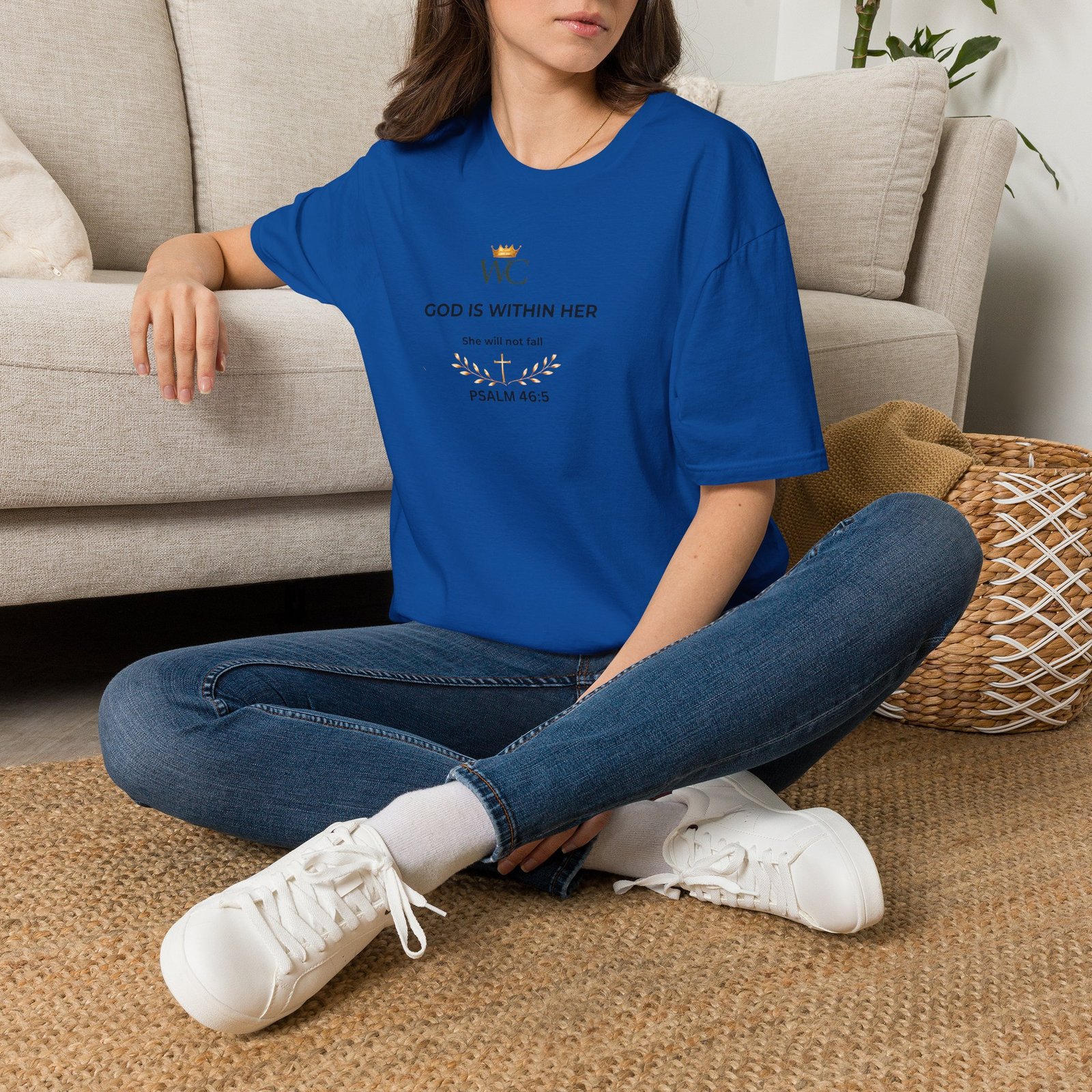 God Is Within Her Christian T-Shirt - Image 30