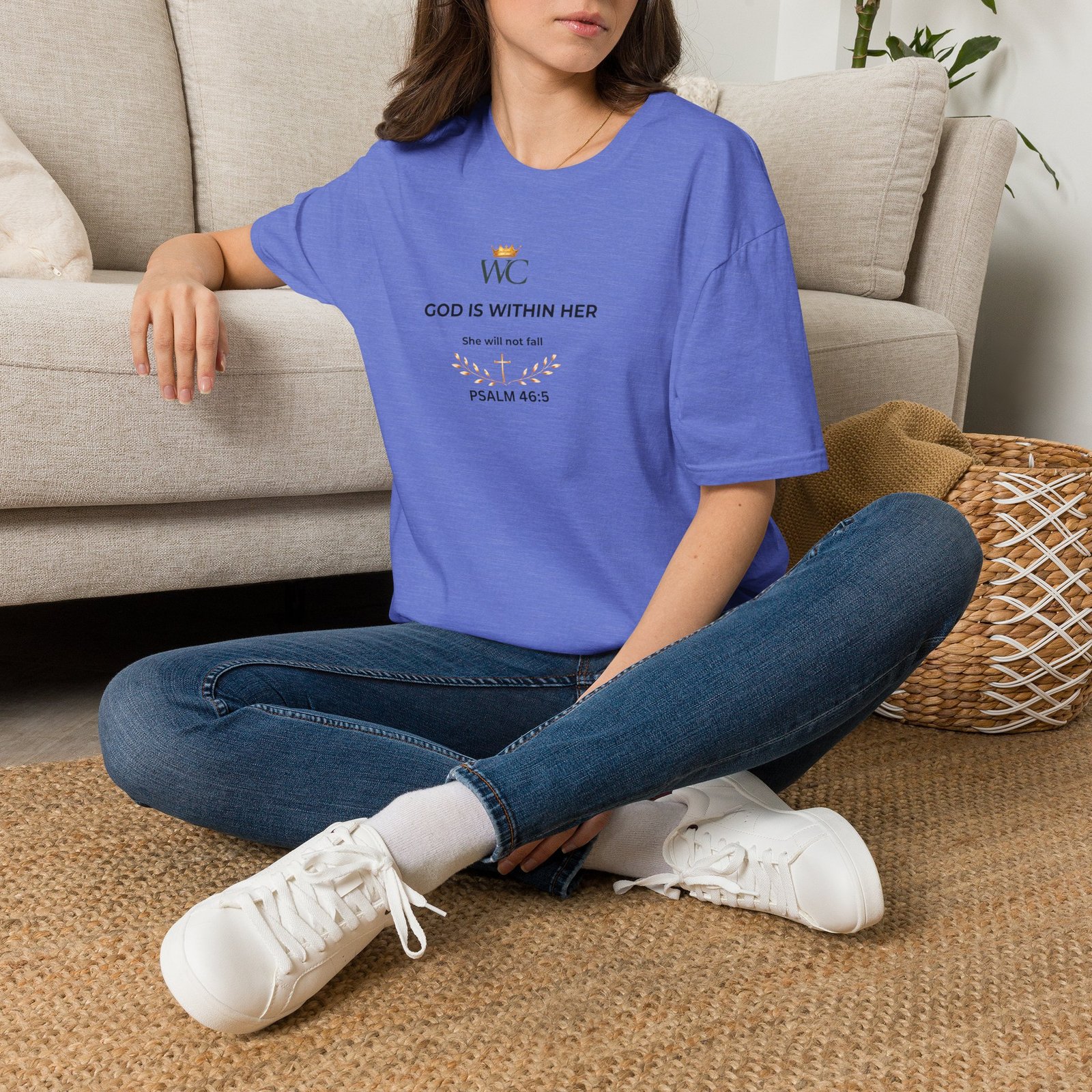 God Is Within Her Christian T-Shirt - Image 26