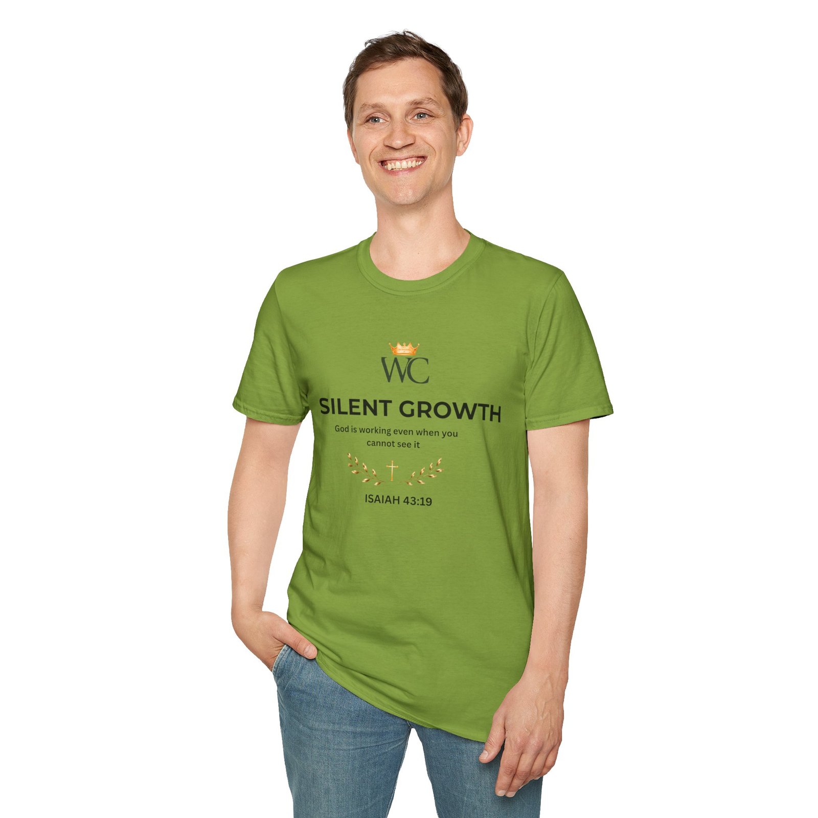 Silent Growth Christian T-Shirt - Image 6