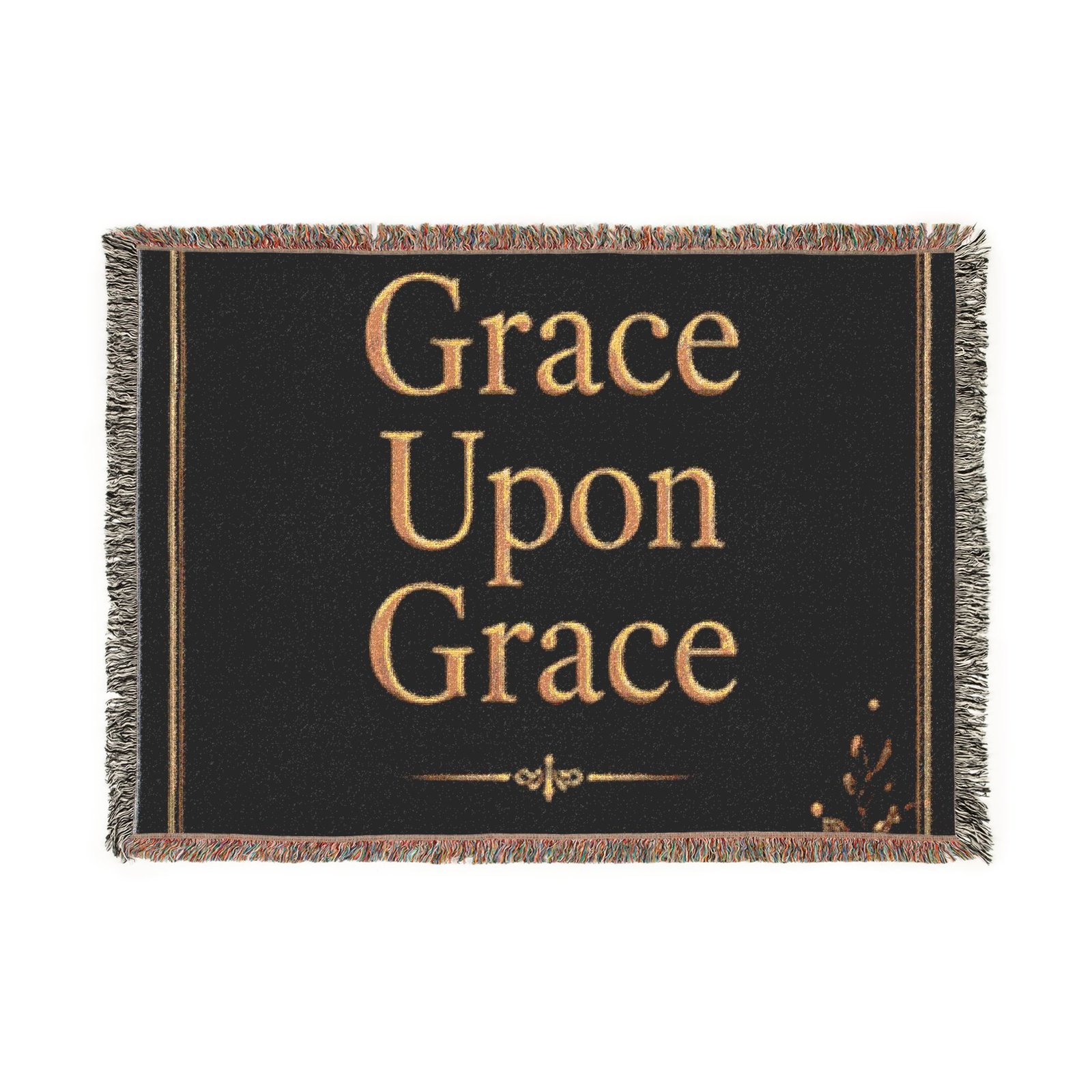 Grace Upon Grace Woven Blanket - Image 2