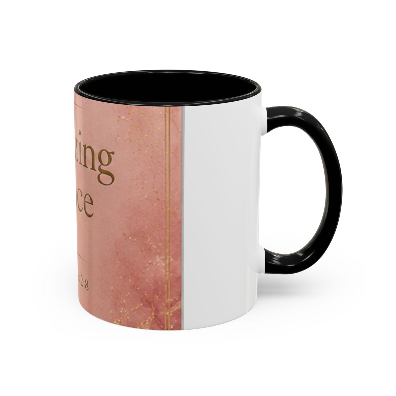 Amazing Grace Scripture Accent Coffee Mug (11, 15oz) - Image 2