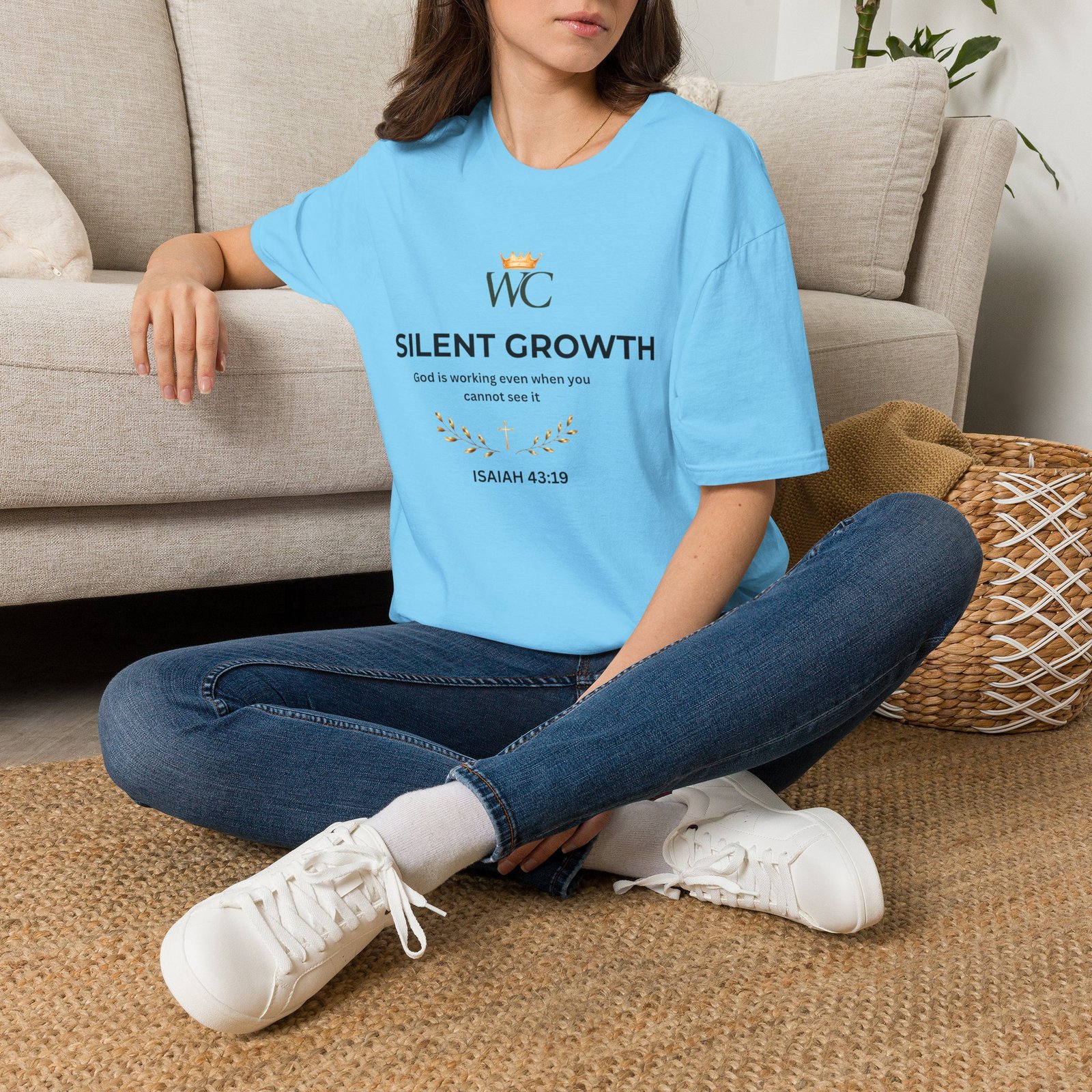 Silent Growth Christian T-Shirt - Image 32
