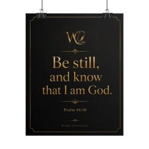 Be Still and Know Rolled Posters
