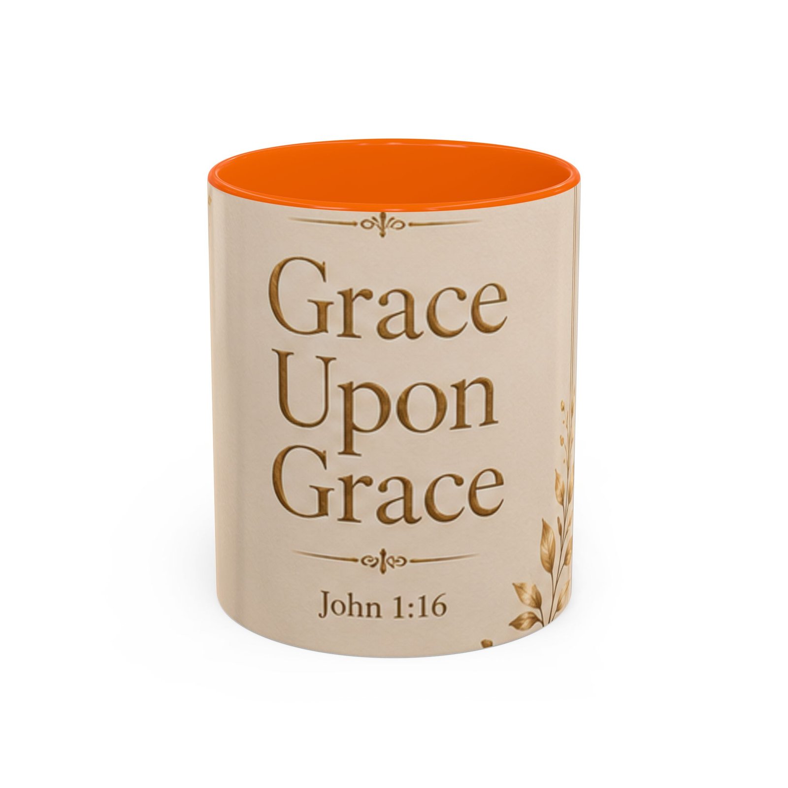 Grace Upon Grace Scripture Accent Coffee Mug (11, 15oz)