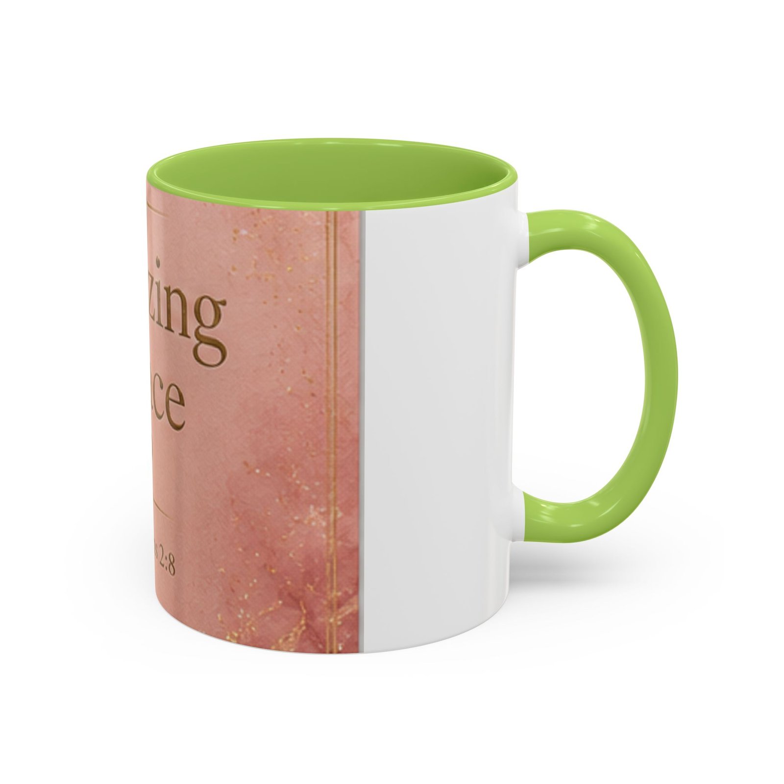 Amazing Grace Scripture Accent Coffee Mug (11, 15oz) - Image 30