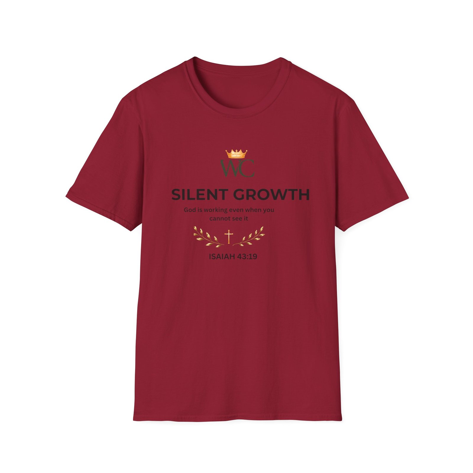 Silent Growth Christian T-Shirt - Image 61