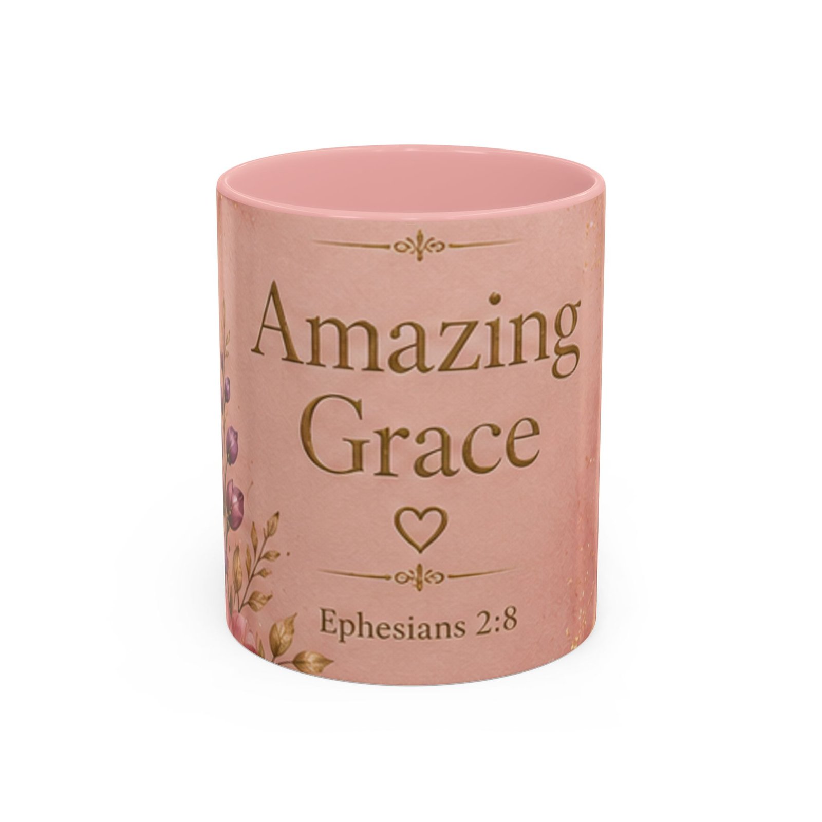 Amazing Grace Scripture Accent Coffee Mug (11, 15oz) - Image 9