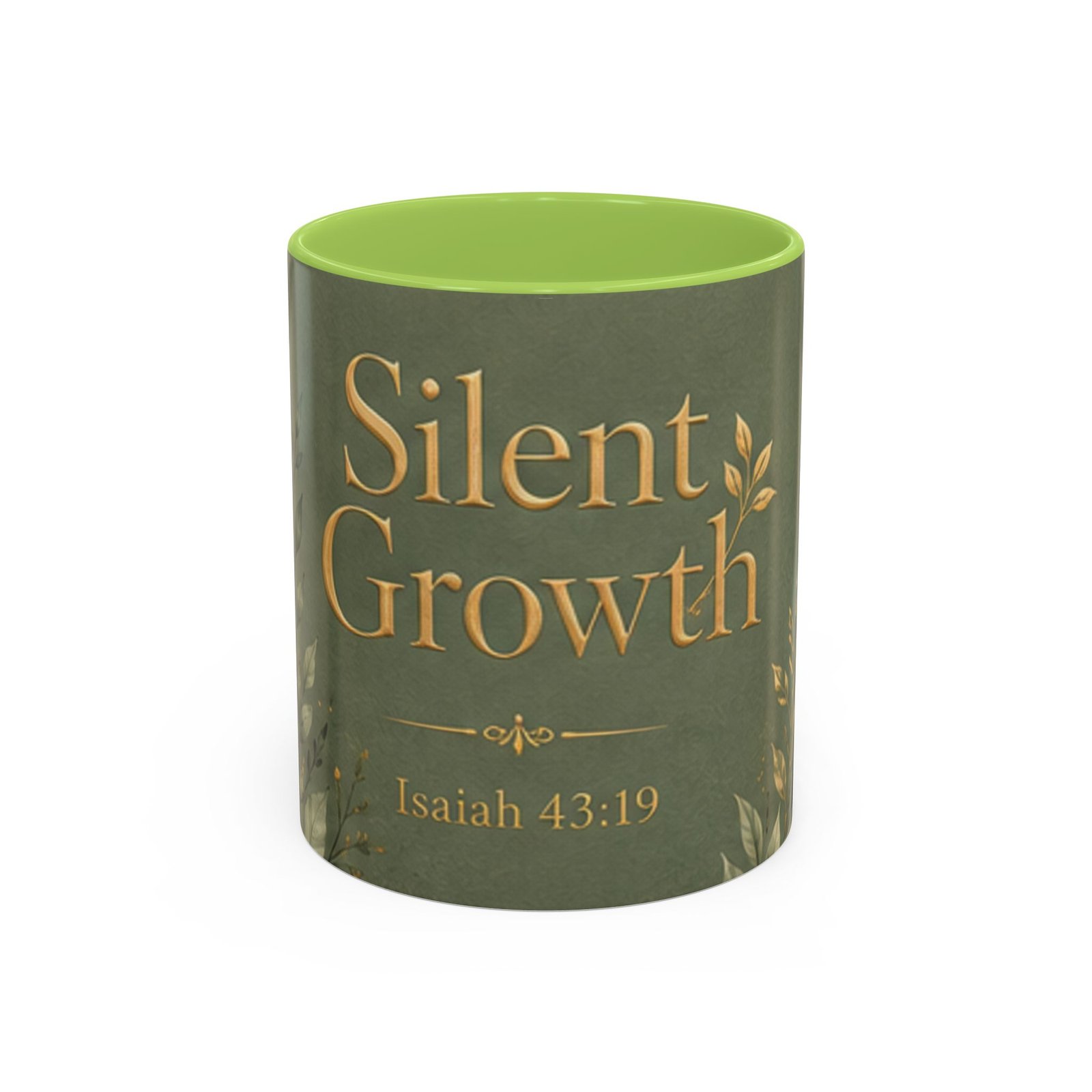 Silent Growth Scripture Accent Coffee Mug (11, 15oz) - Image 29
