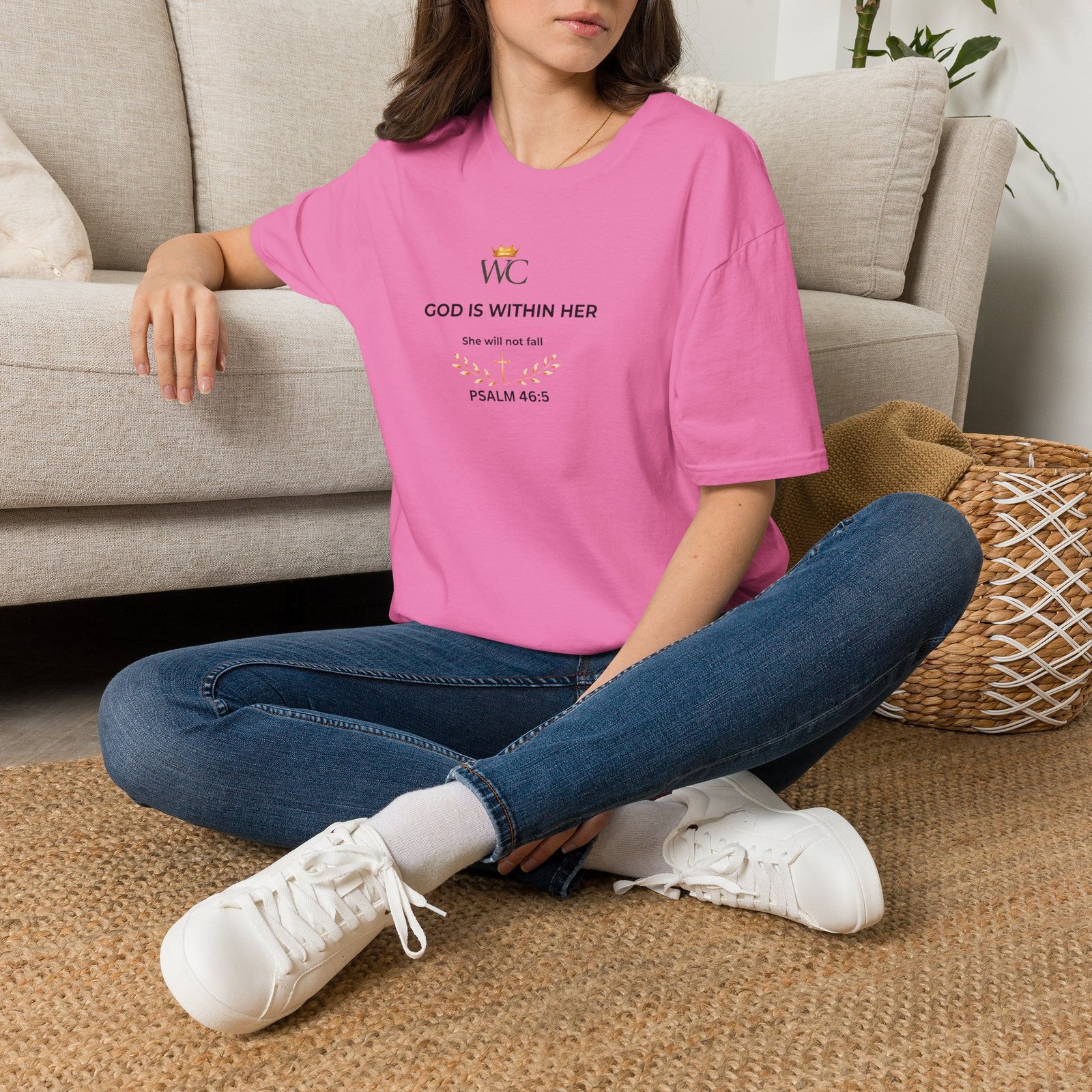 God Is Within Her Christian T-Shirt - Image 54