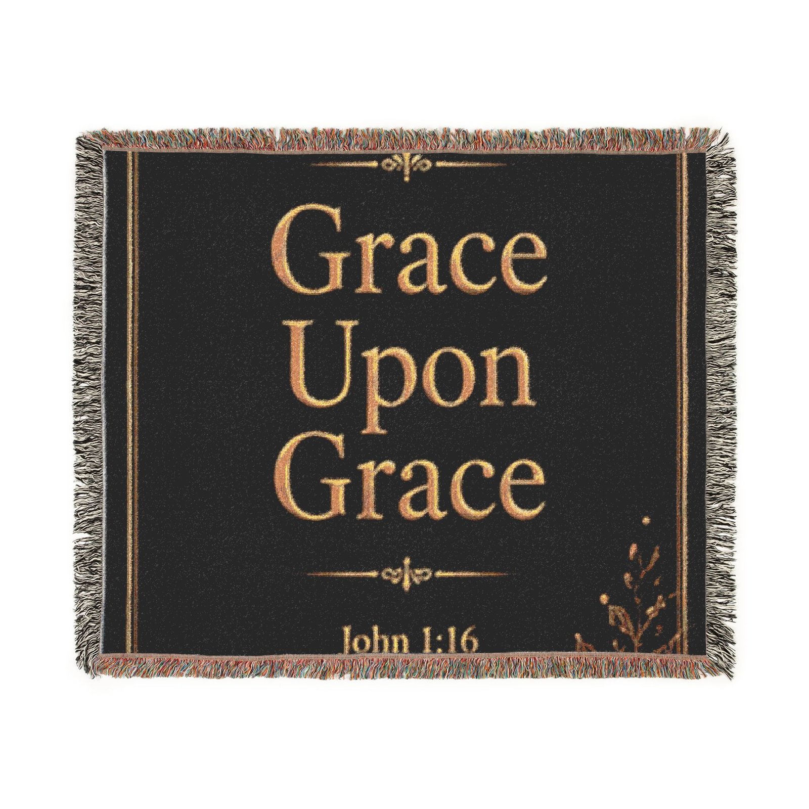 Grace Upon Grace Woven Blanket - Image 6