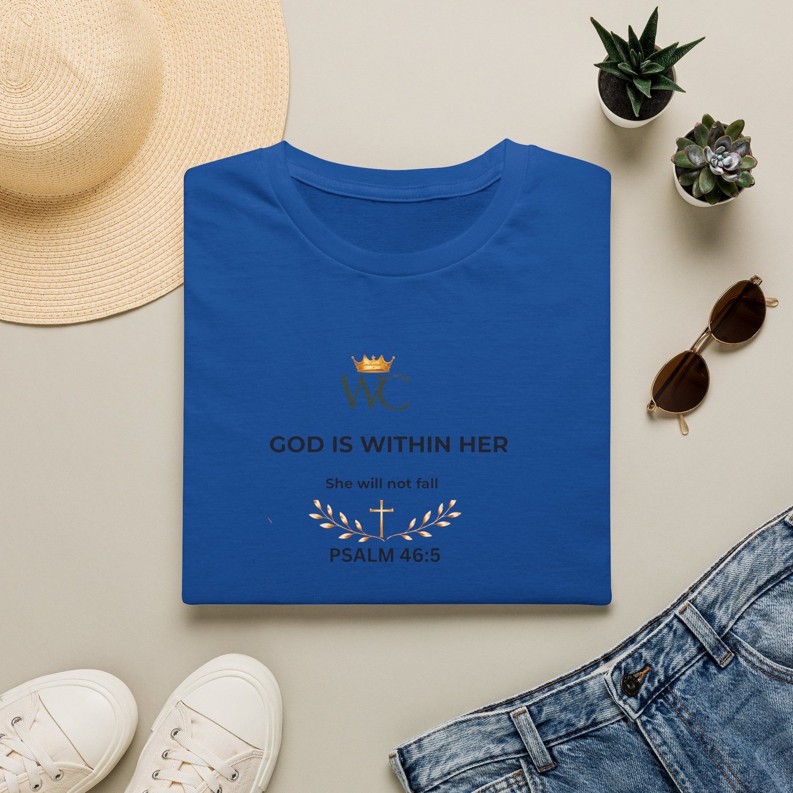 God Is Within Her Christian T-Shirt - Image 29