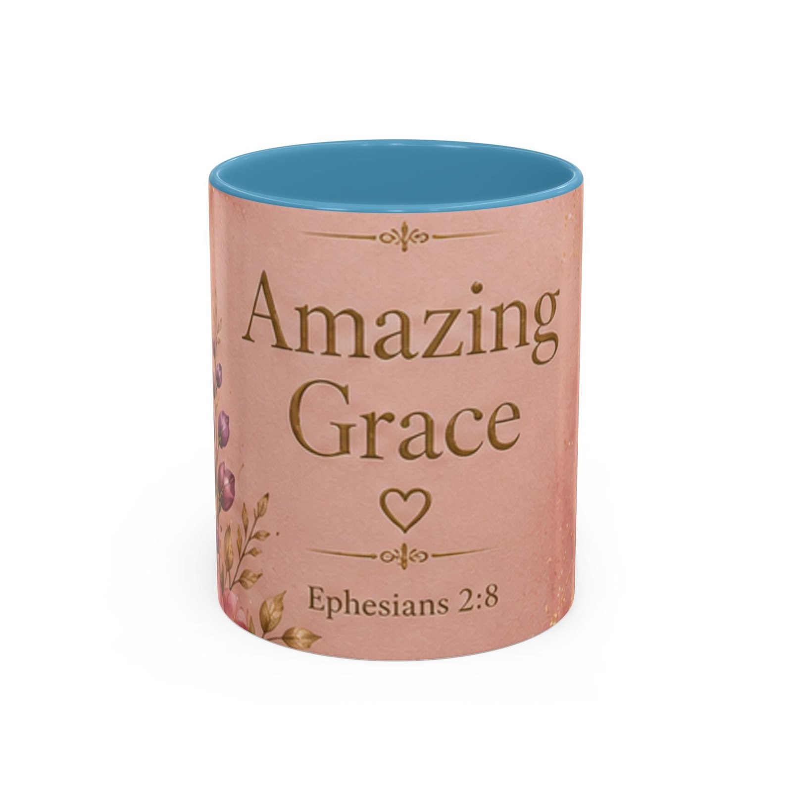 Amazing Grace Scripture Accent Coffee Mug (11, 15oz) - Image 17