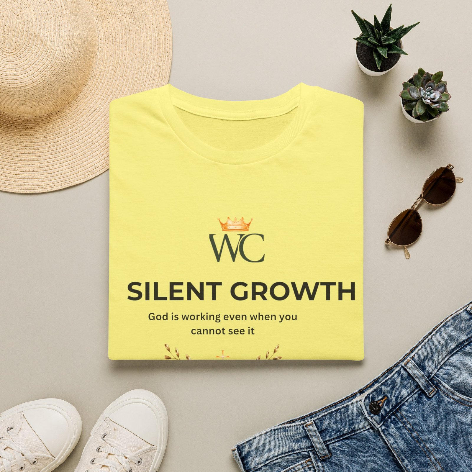 Silent Growth Christian T-Shirt - Image 19