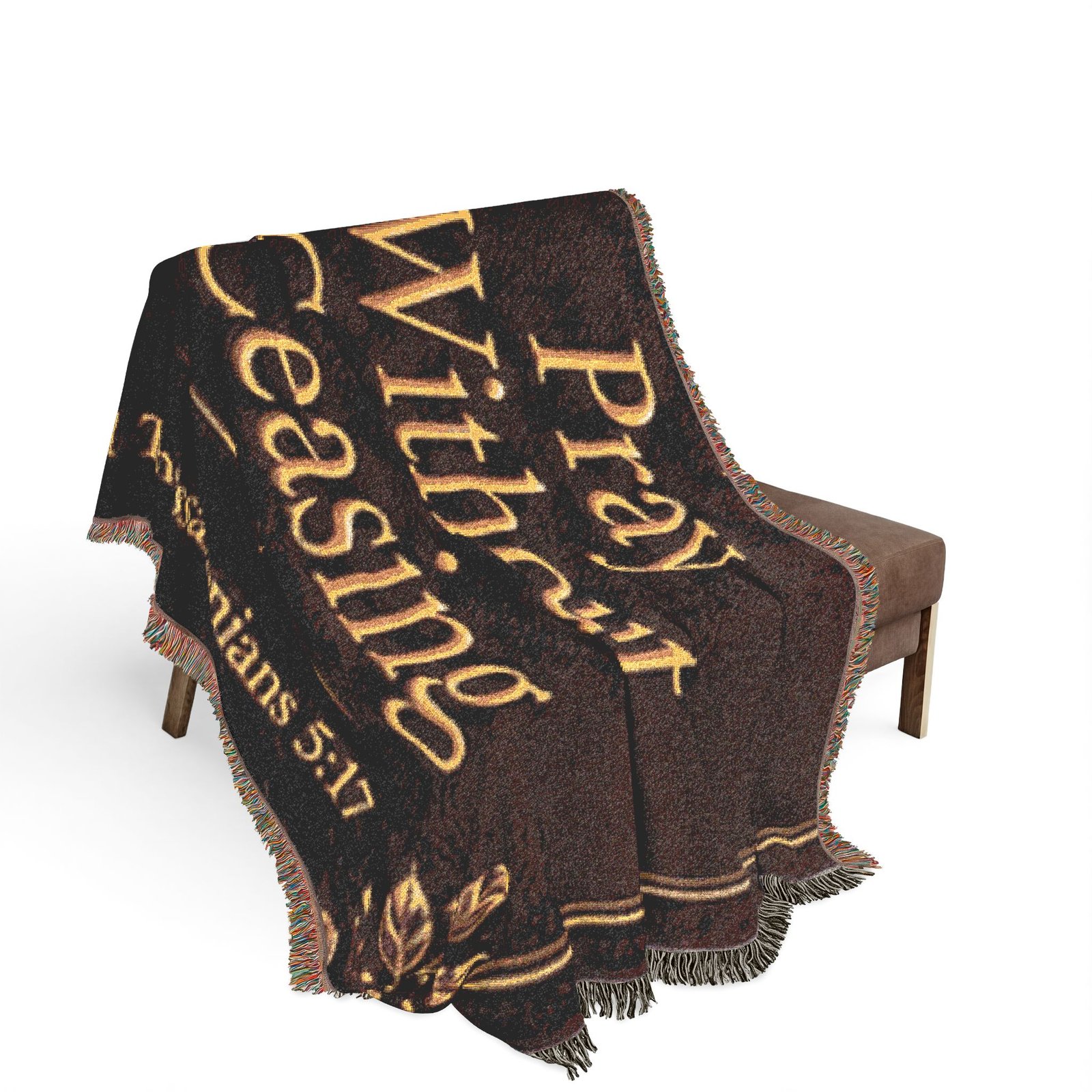 Pray Without Ceasing Woven Blanket - Image 11
