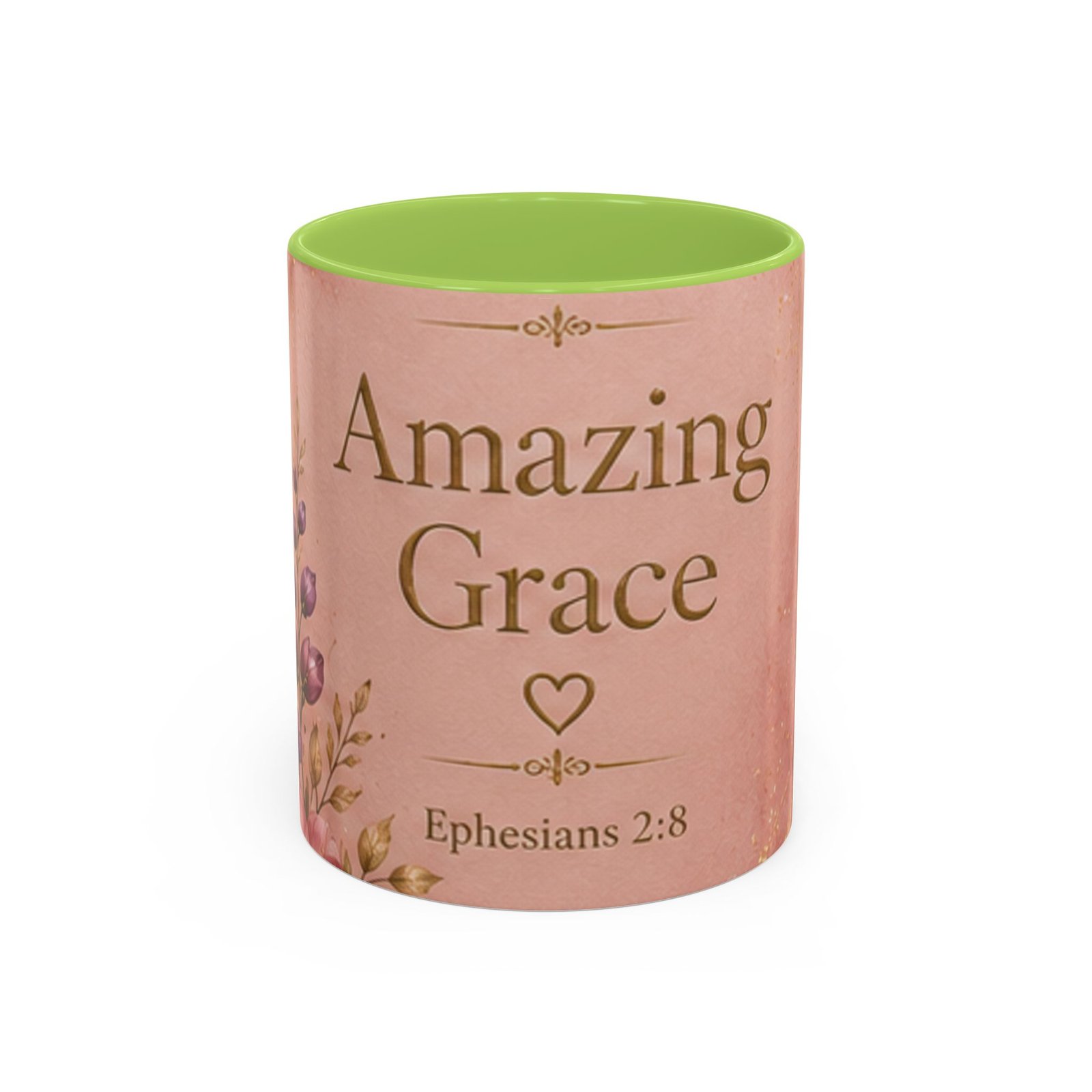 Amazing Grace Scripture Accent Coffee Mug (11, 15oz) - Image 29