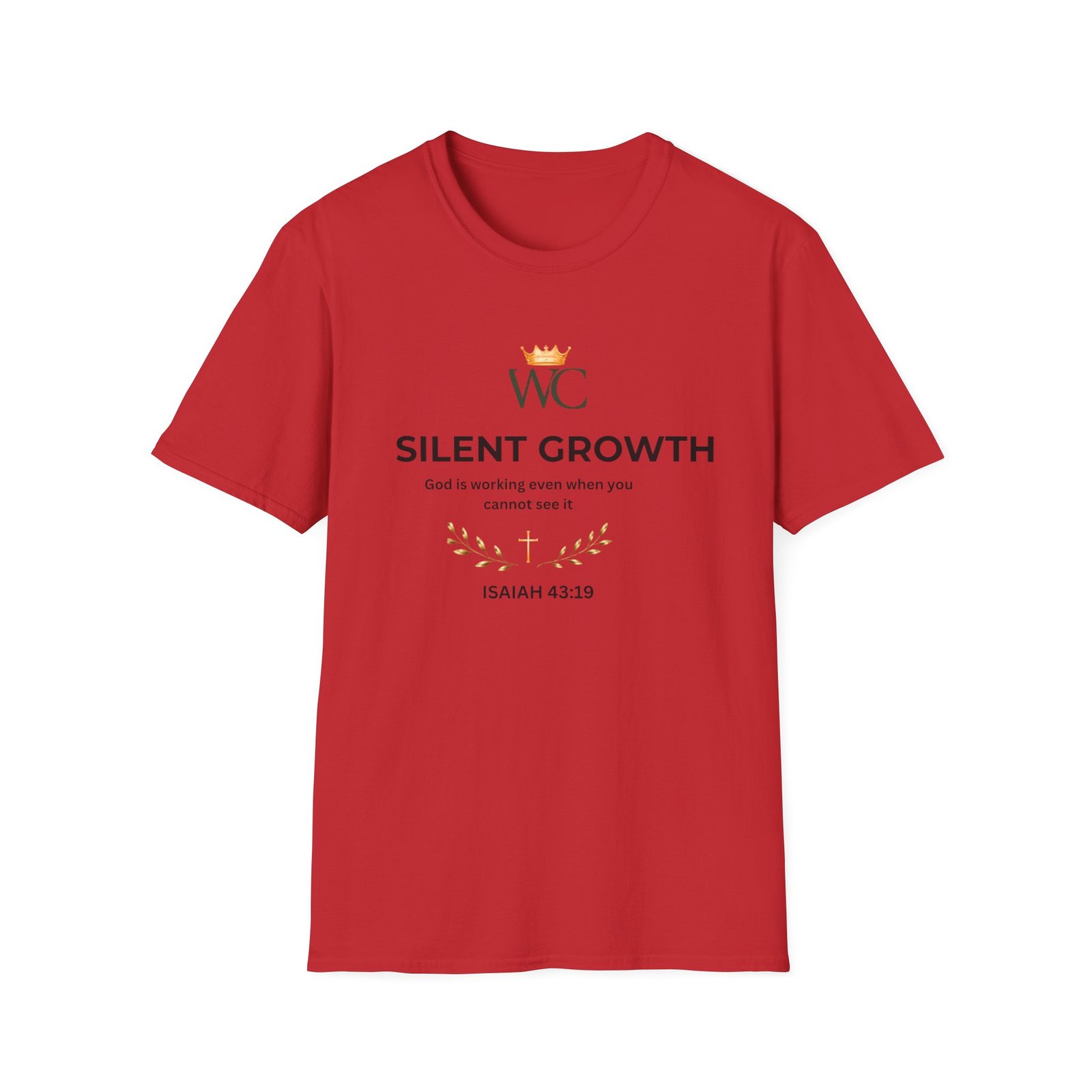 Silent Growth Christian T-Shirt - Image 49