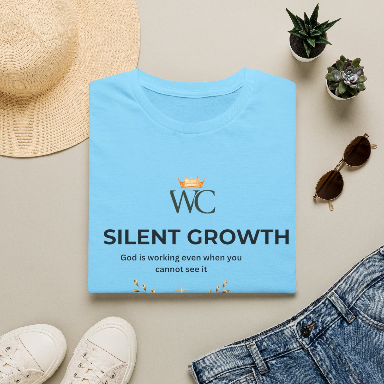 Silent Growth Christian T-Shirt - Image 31