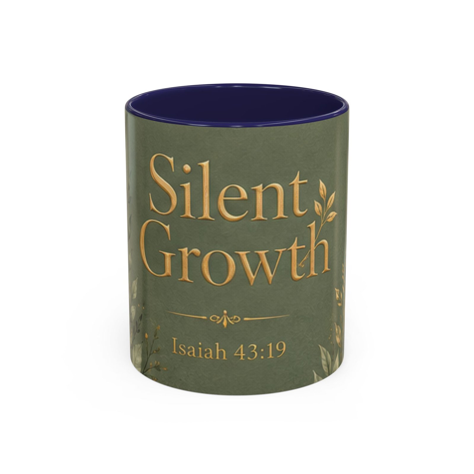 Silent Growth Scripture Accent Coffee Mug (11, 15oz) - Image 9