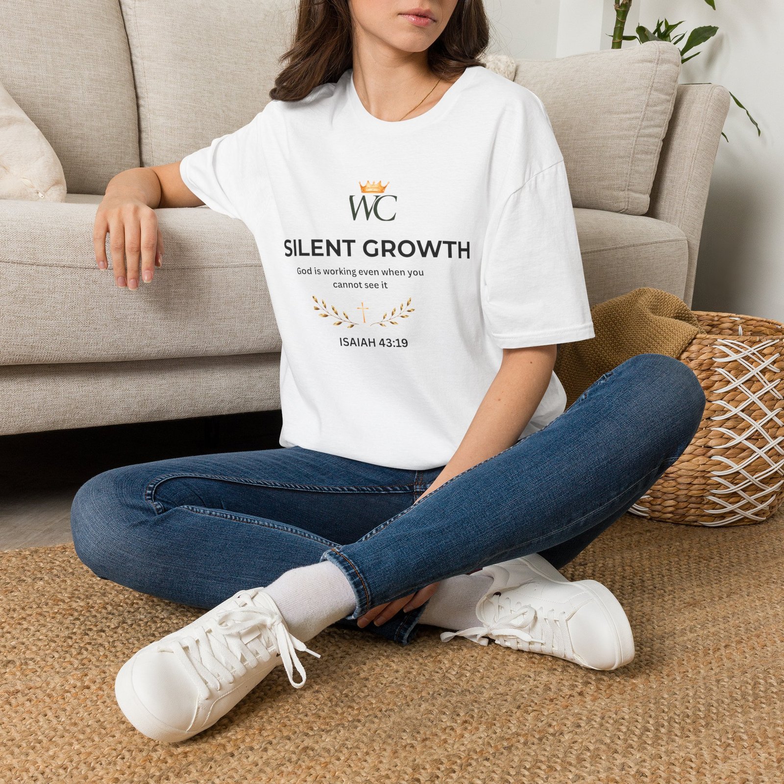 Silent Growth Christian T-Shirt - Image 8
