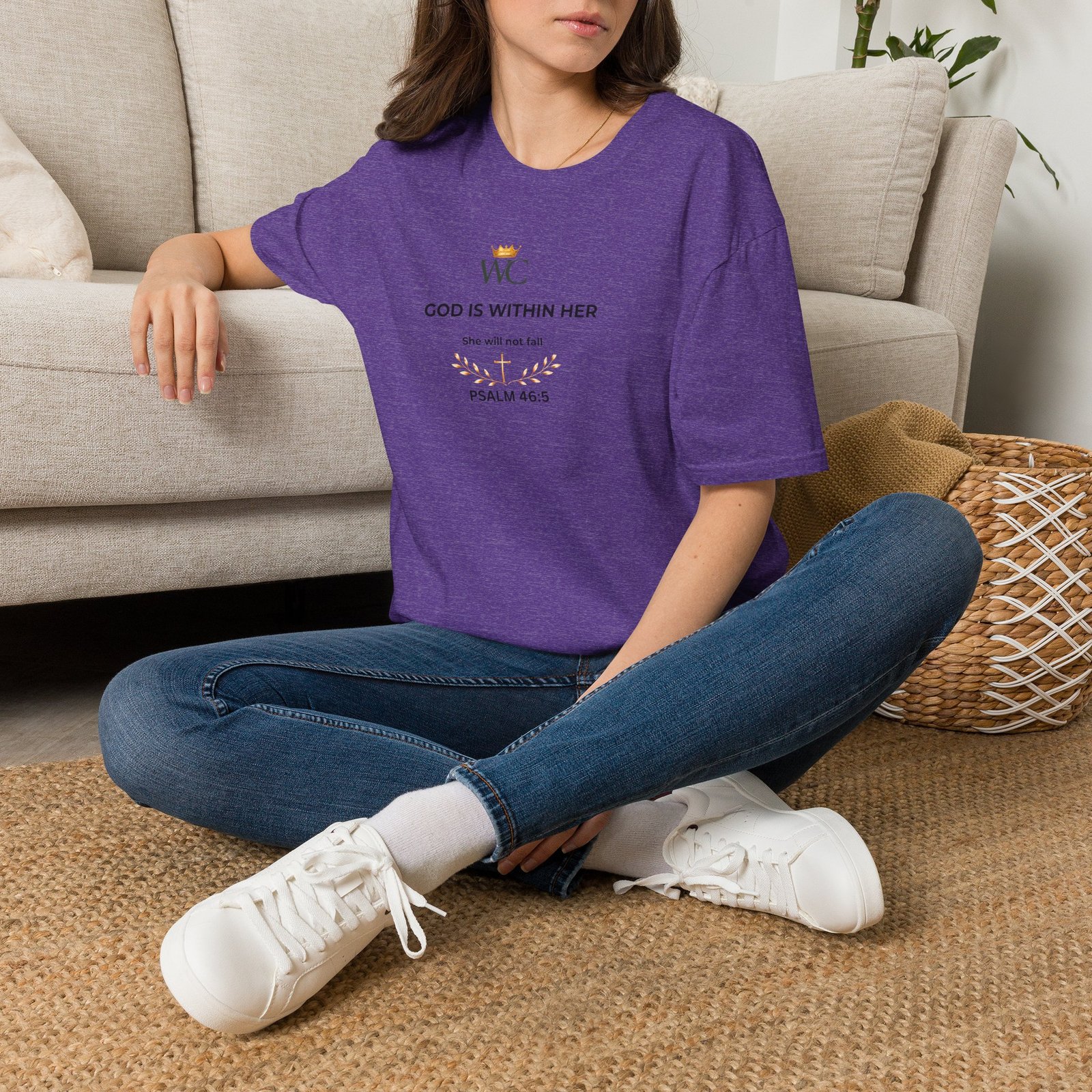 God Is Within Her Christian T-Shirt - Image 34