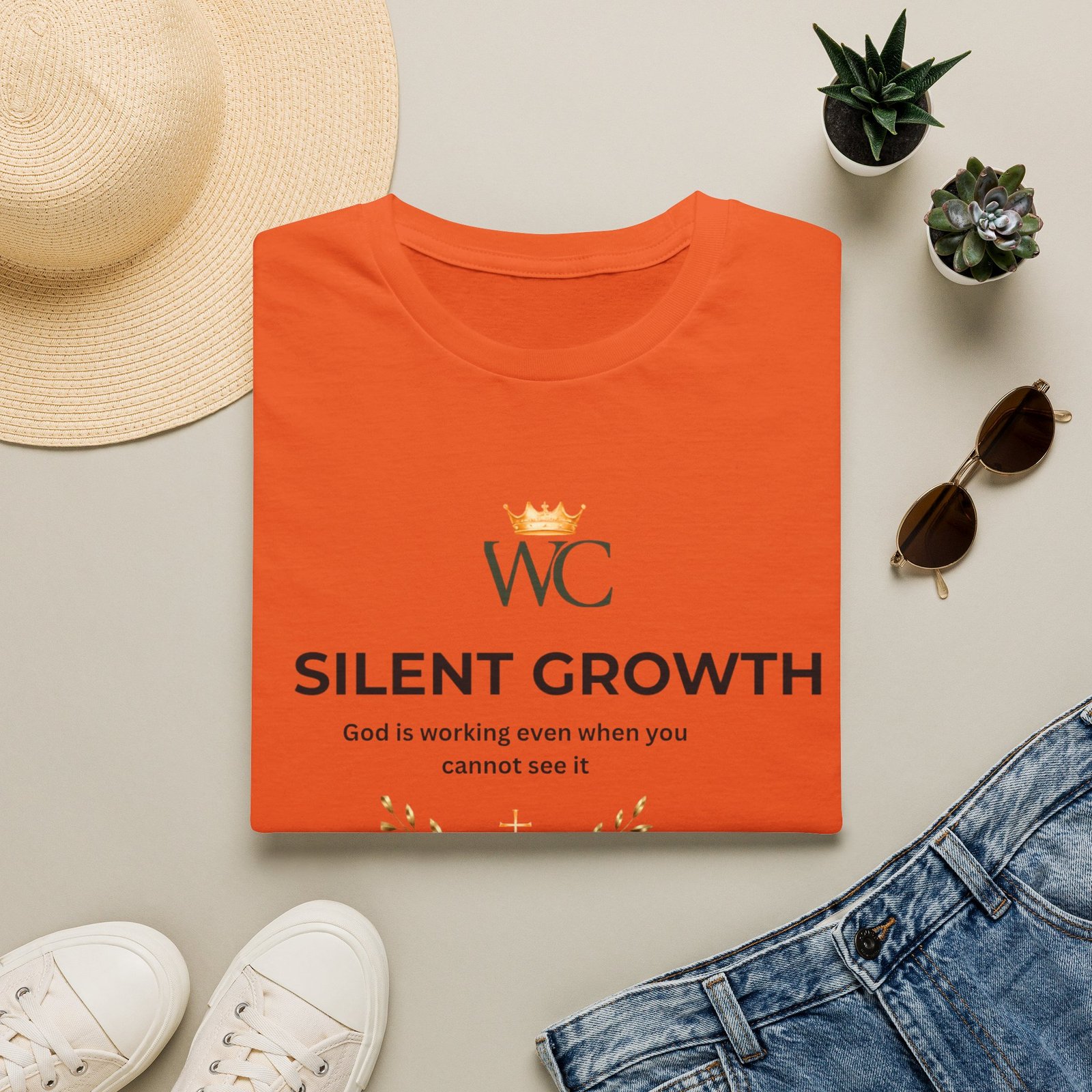 Silent Growth Christian T-Shirt - Image 15
