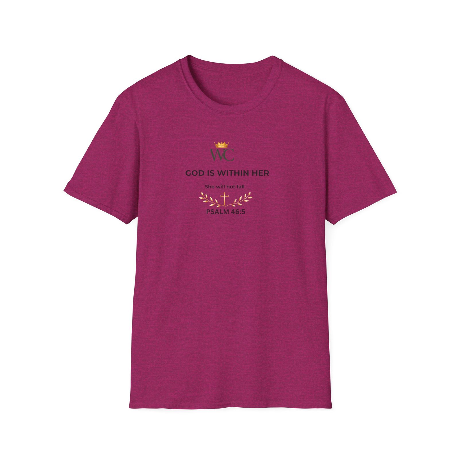 God Is Within Her Christian T-Shirt - Image 7
