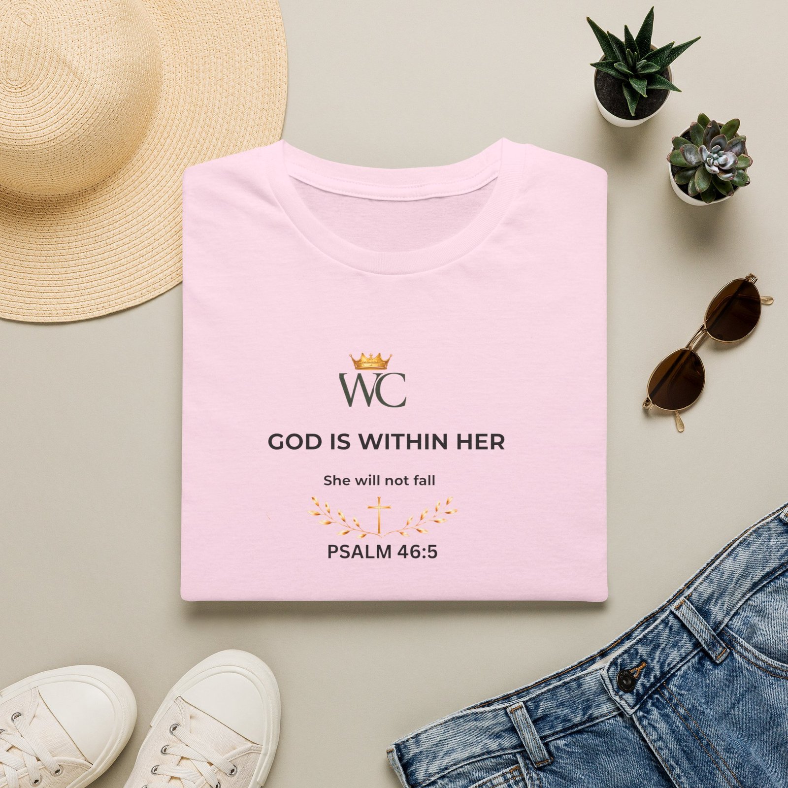 God Is Within Her Christian T-Shirt - Image 41