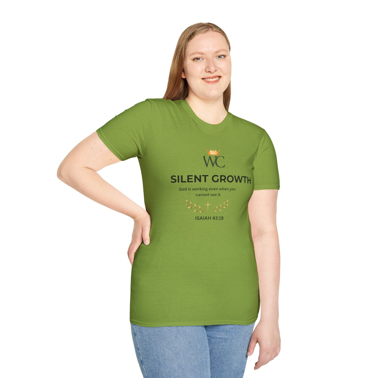 Silent Growth Christian T-Shirt - Image 2