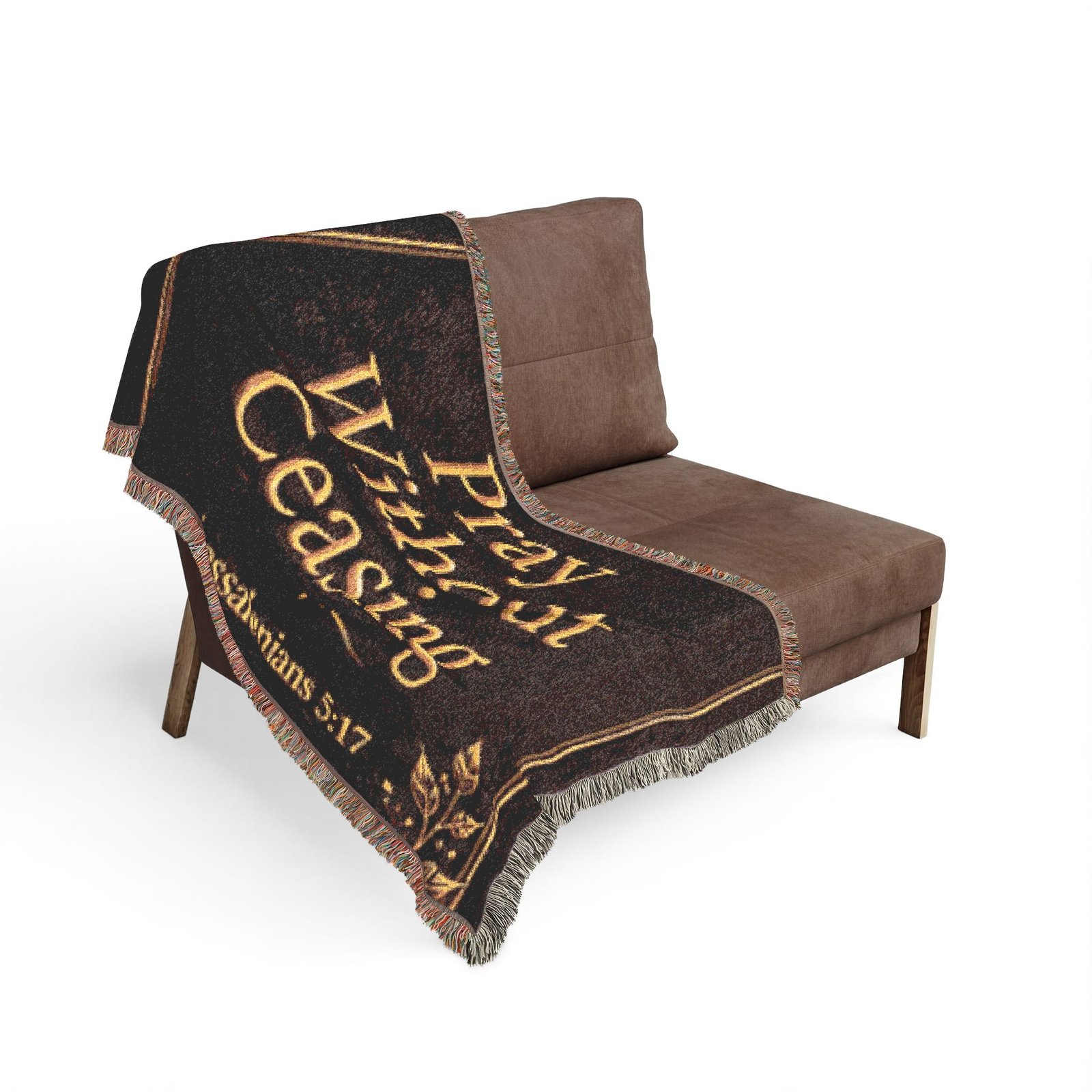 Pray Without Ceasing Woven Blanket