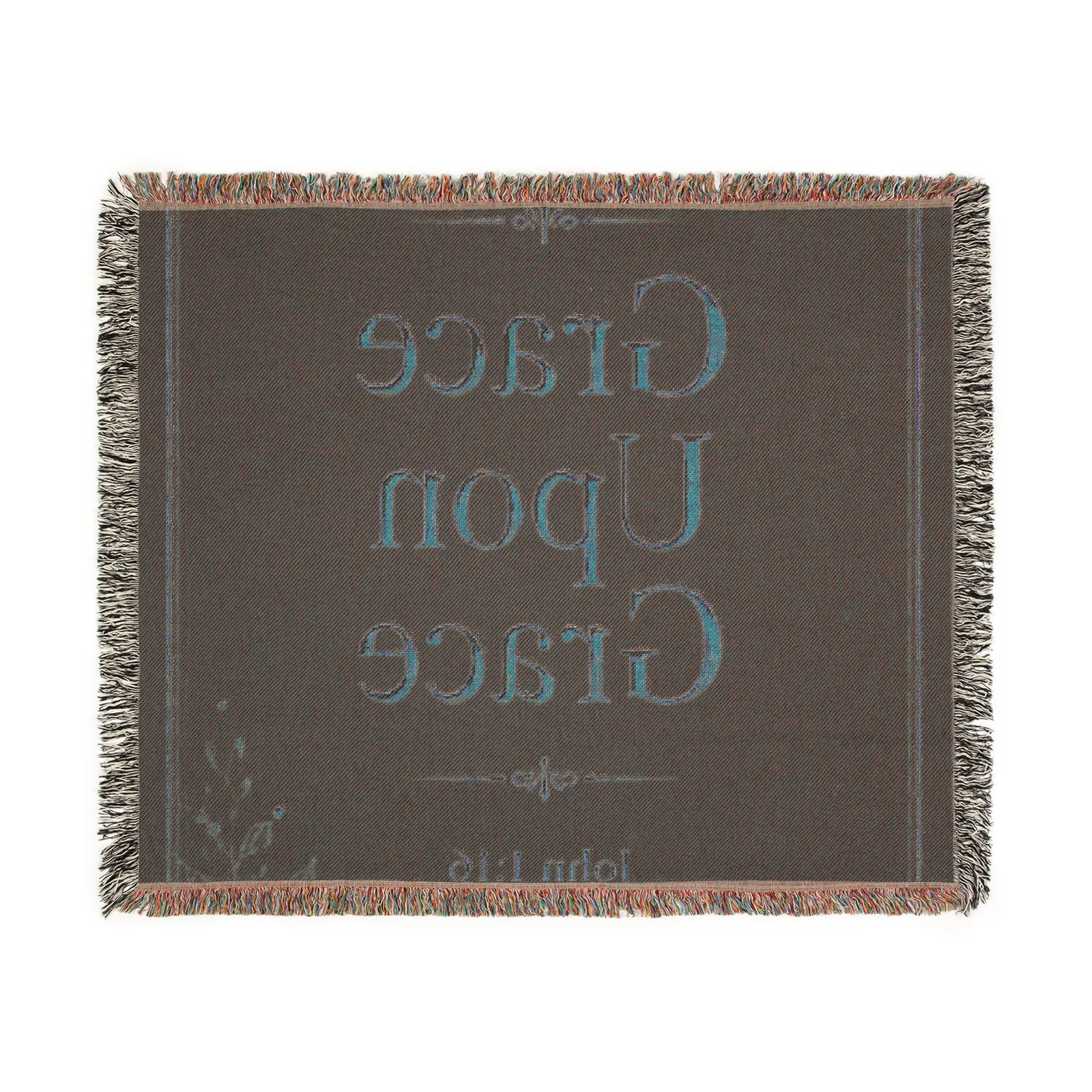Grace Upon Grace Woven Blanket - Image 8