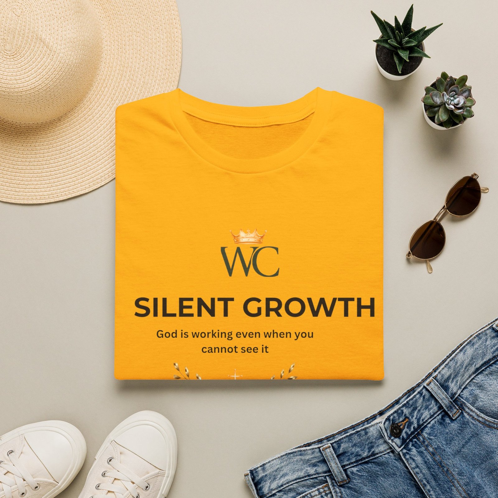Silent Growth Christian T-Shirt - Image 11
