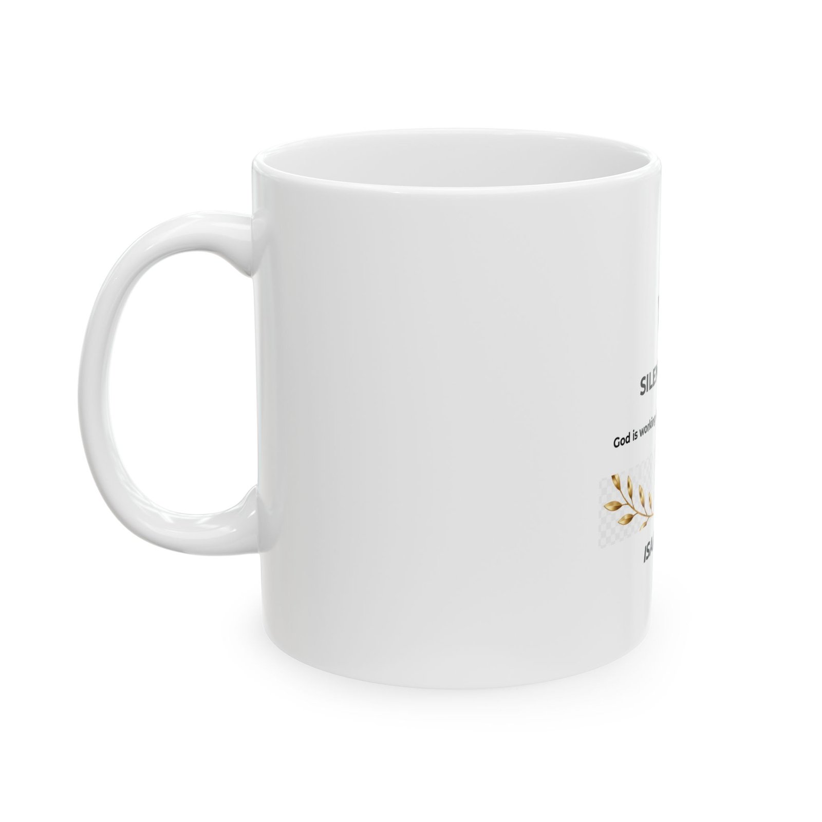 Silent Growth Christian Ceramic Mug - Image 3